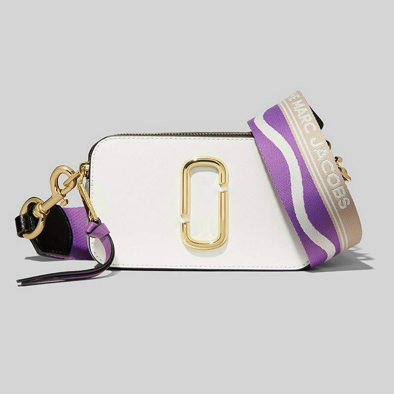 Túi đeo chéo nữ Marc Jacobs màu trắng da thật | Túi xách Camera bag mẫu mới nhất 1